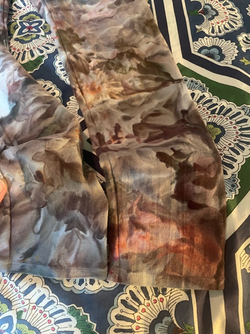 Soleil Catsuit Jumpsuit - Ice Dye Ocean Jasper - Picture 10 of 14